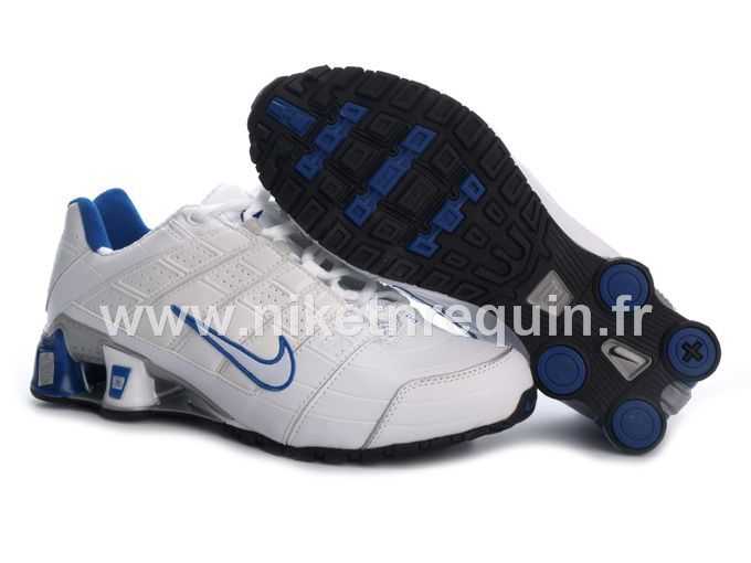 Blanc Et Bleu Marine Shox Nz Chaussures